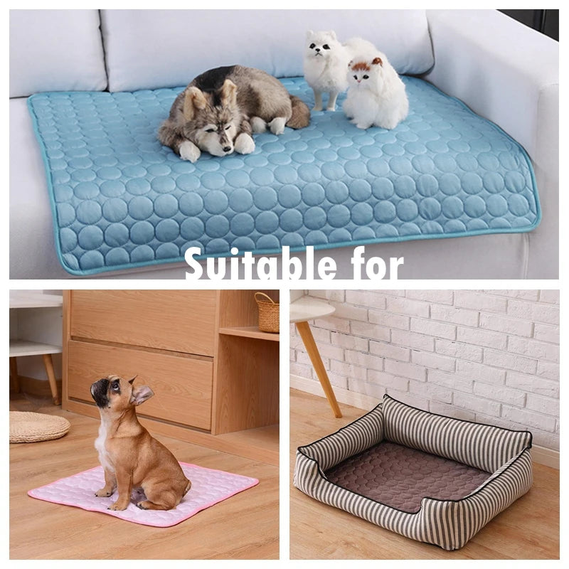 Pet Cooling Mat — Self-Cooling Pad for Dogs & Cats | Summer Relief