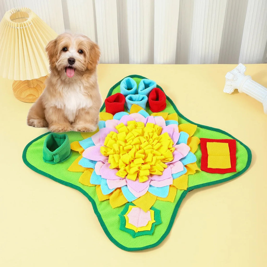 Snuffle Mat for Dogs — Interactive Nose Work Feeding Mat for Mental Enrichment