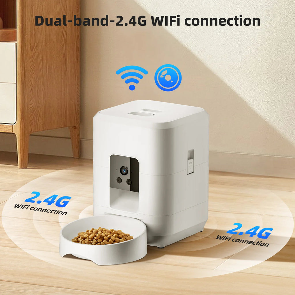 AI Facial Recognition Smart Feeder — Personalized Feeding for Multi-Pet Homes
