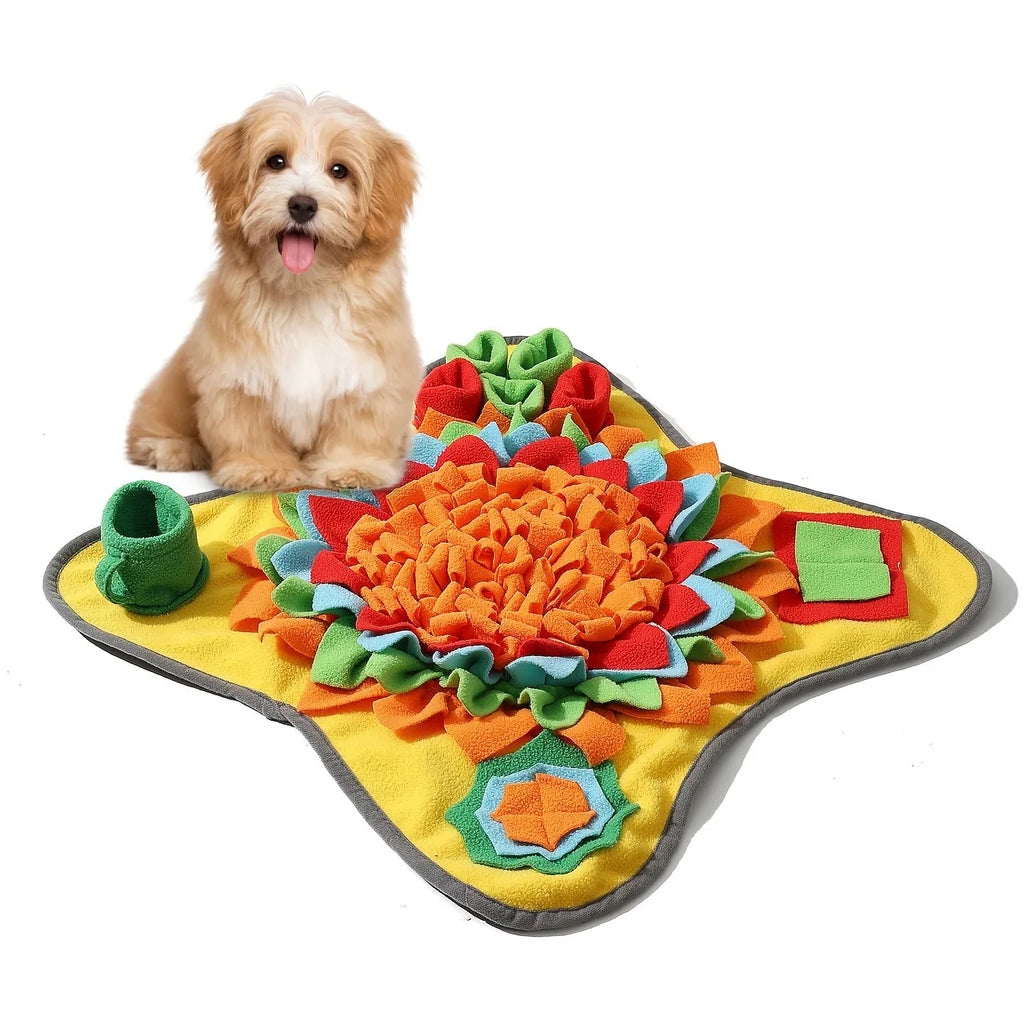 Snuffle Mat for Dogs — Interactive Nose Work Feeding Mat for Mental Enrichment