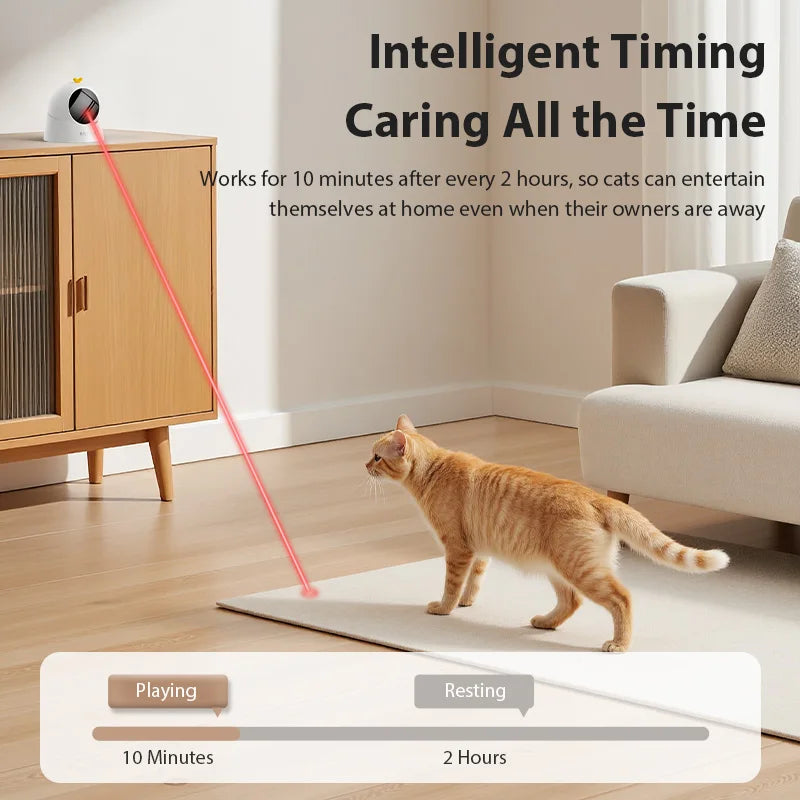 Automatic Interactive Laser Toy for Cats — Hands-Free Chase & Play