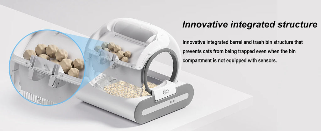 Smart Self-Cleaning Cat Litter Box — WiFi App Control with Odor Removal