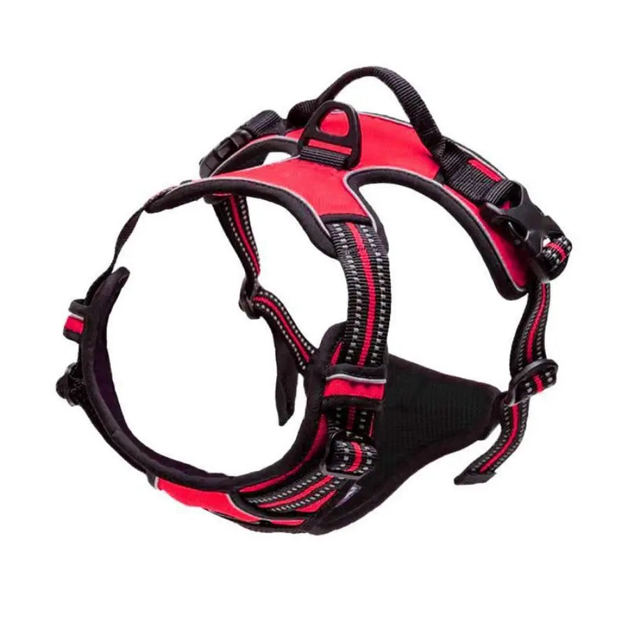 No-Pull Dog Harness — Adjustable Padded Vest with Reflective Strap & Control Handle