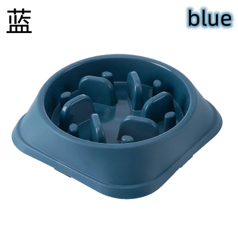 Slow Feeder Bowl — Anti-Gulping Maze Dish for Dogs & Cats | Healthier Eating in Minutes