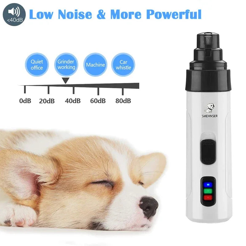 Electric Pet Nail Grinder UK | Quiet & Rechargeable | MimoPets