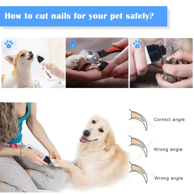 Electric Pet Nail Grinder UK | Quiet & Rechargeable | MimoPets