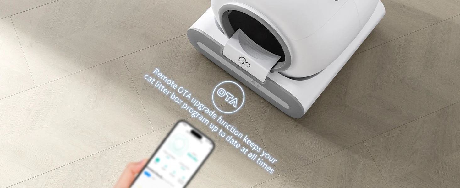 Smart Self-Cleaning Cat Litter Box — WiFi App Control with Odor Removal