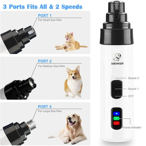 Electric Pet Nail Grinder UK | Quiet & Rechargeable | MimoPets