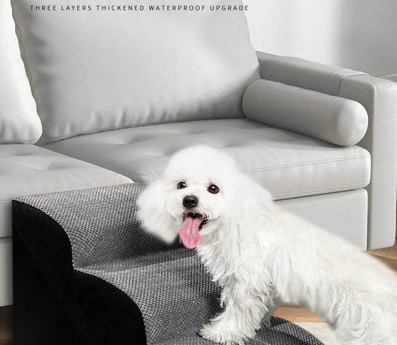 Pet Stairs — Foam Steps for Sofa, Bed & Car | Easy Climb for Small Dogs, Cats & Senior Pets