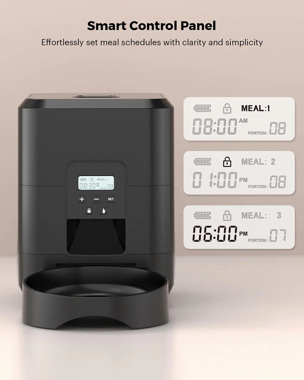 Smart WiFi Automatic Cat Feeder — Timed Meal Dispenser with App Control