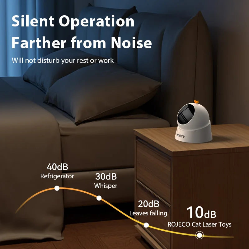 Automatic Interactive Laser Toy for Cats — Hands-Free Chase & Play