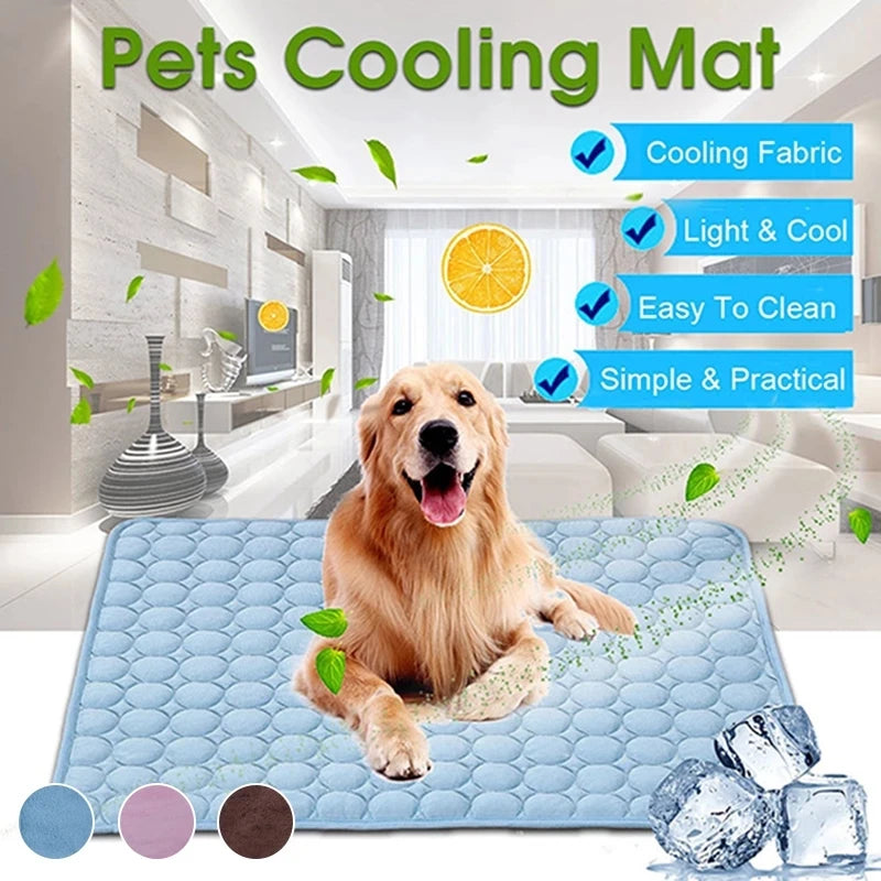 Pet Cooling Mat — Self-Cooling Pad for Dogs & Cats | Summer Relief