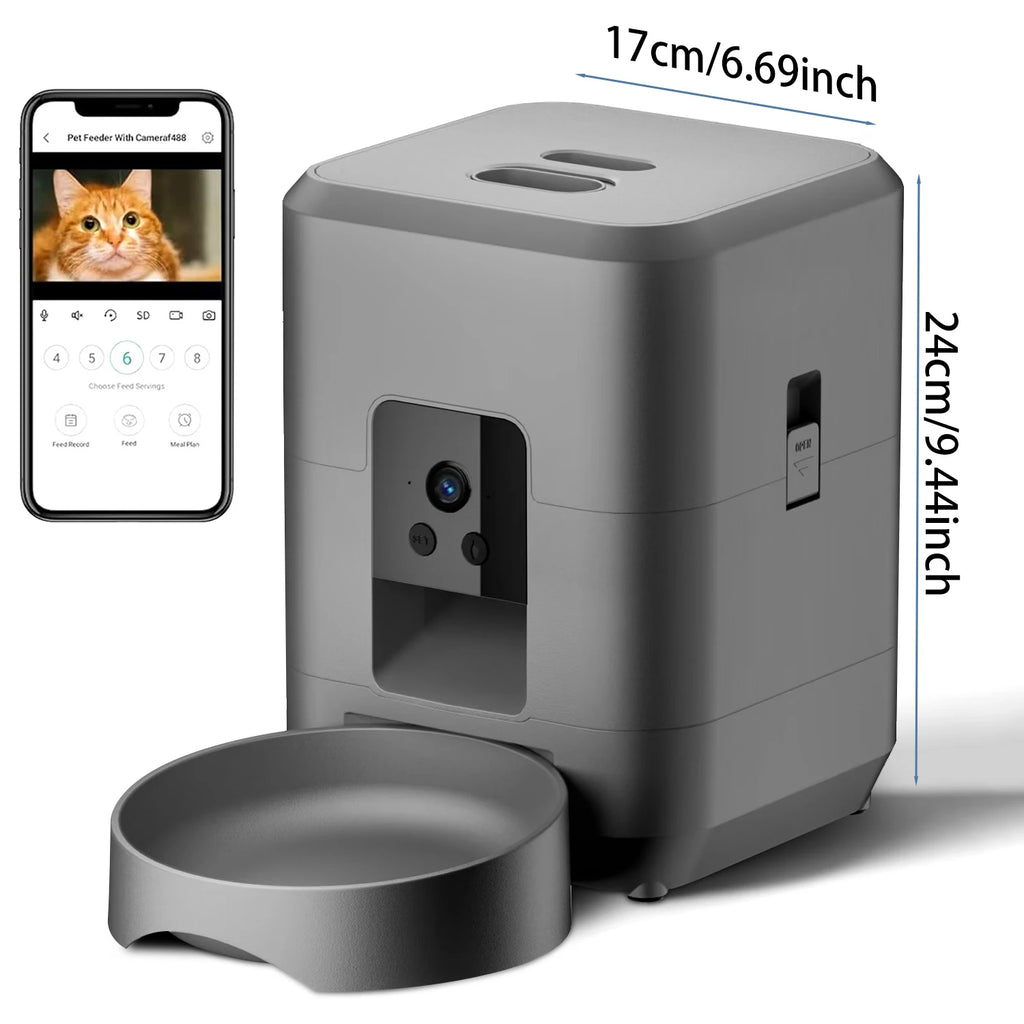 AI Facial Recognition Smart Feeder — Personalized Feeding for Multi-Pet Homes