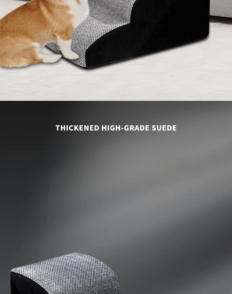 Pet Stairs — Foam Steps for Sofa, Bed & Car | Easy Climb for Small Dogs, Cats & Senior Pets
