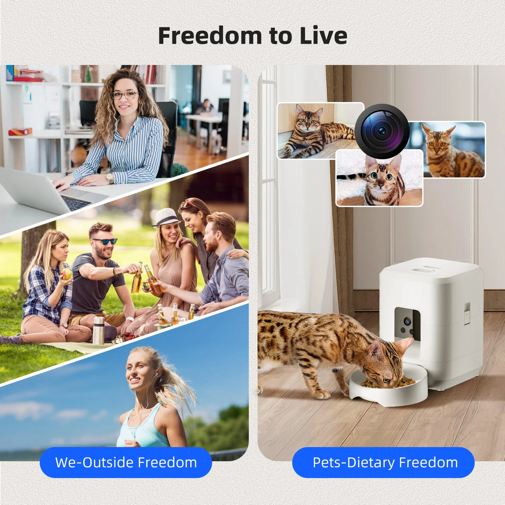 AI Facial Recognition Smart Feeder — Personalized Feeding for Multi-Pet Homes
