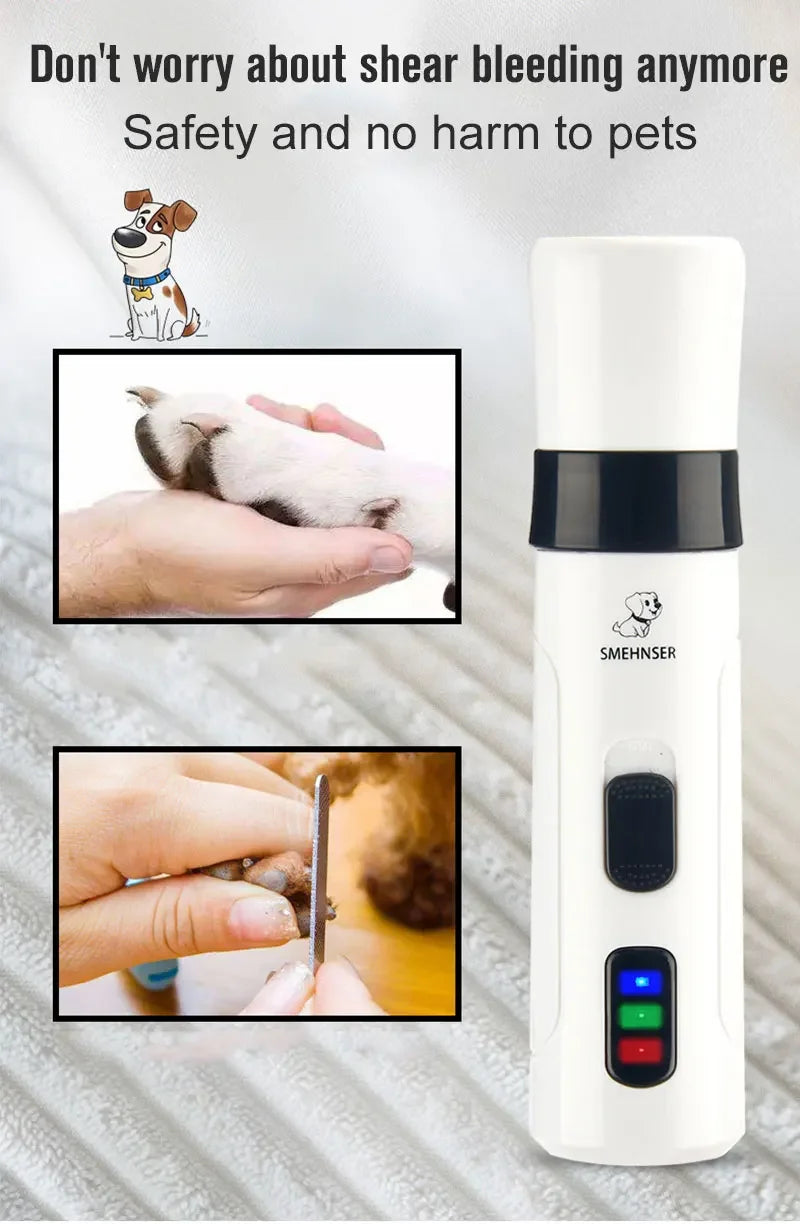 Electric Pet Nail Grinder UK | Quiet & Rechargeable | MimoPets