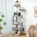 Multi-Level Cat Tree Tower — Premium Sisal Scratching Posts with Cosy Hideaway & Perches (1.36m or 1.84m)