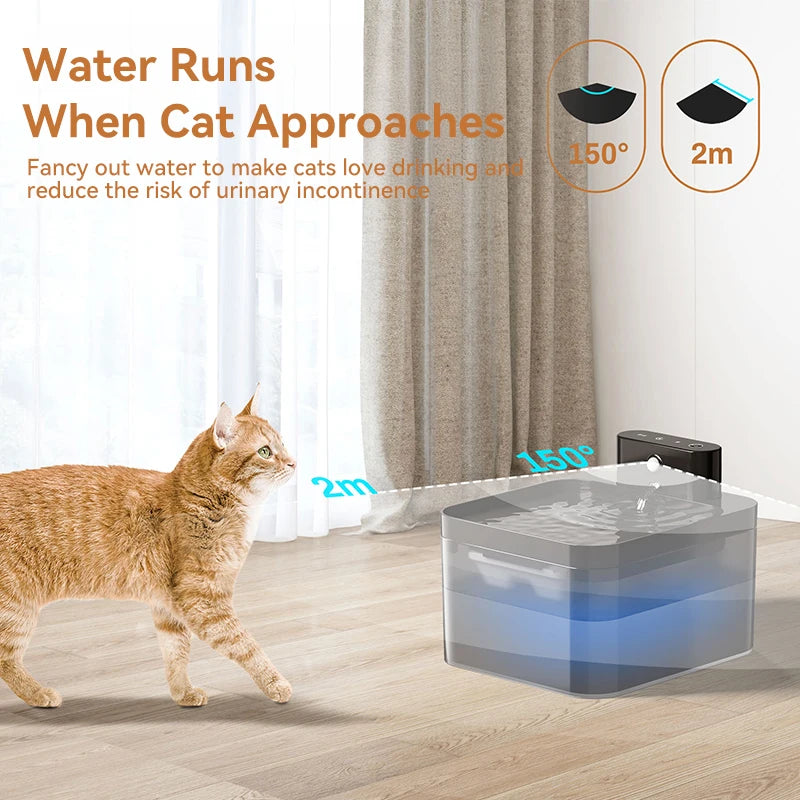 Wireless Pet Water Fountain — Premium Cordless Rechargeable Drinking Station with 3 Filters Included