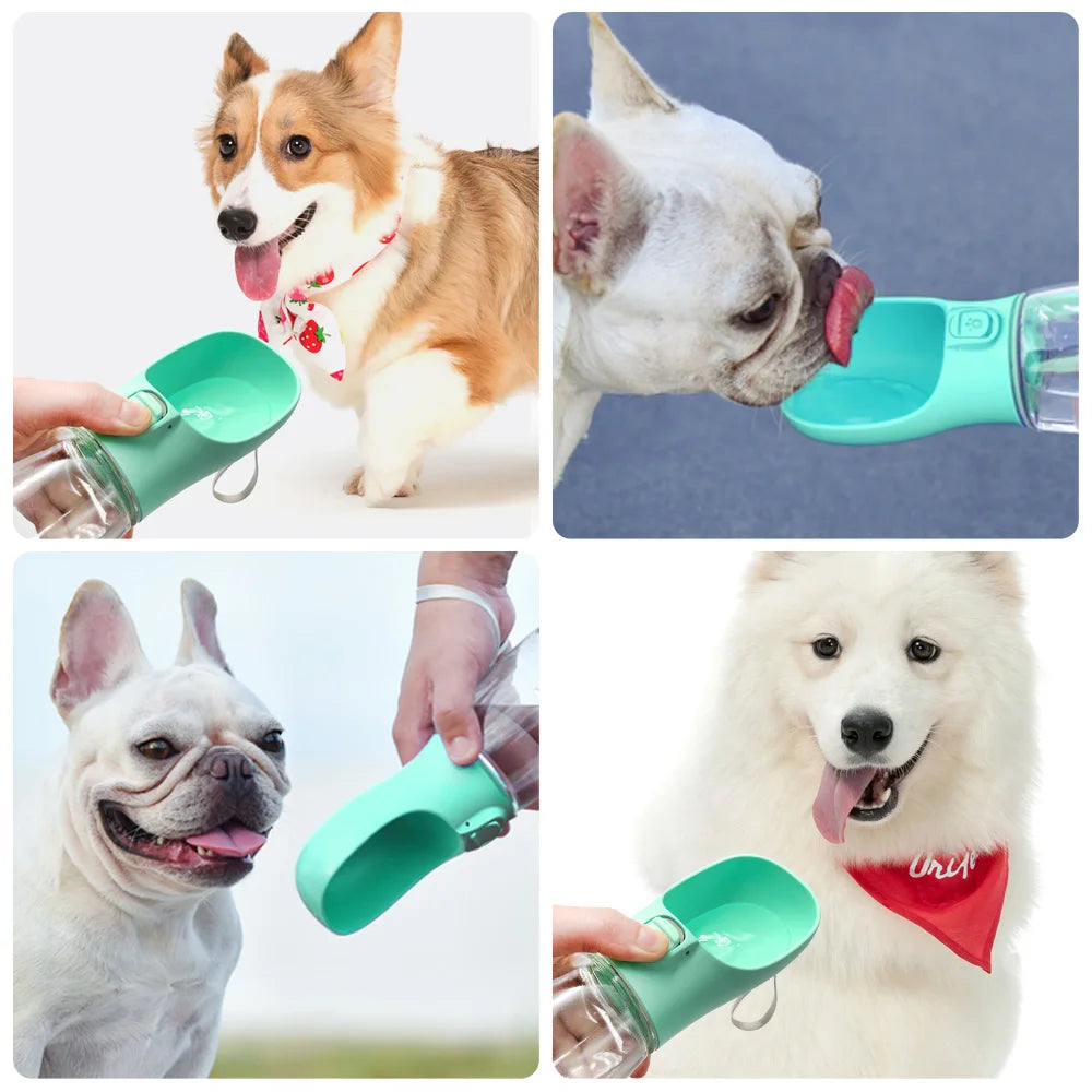 Portable Pet Water Bottle — Spill-Proof Travel Drinking Bottle for Dogs & Cats