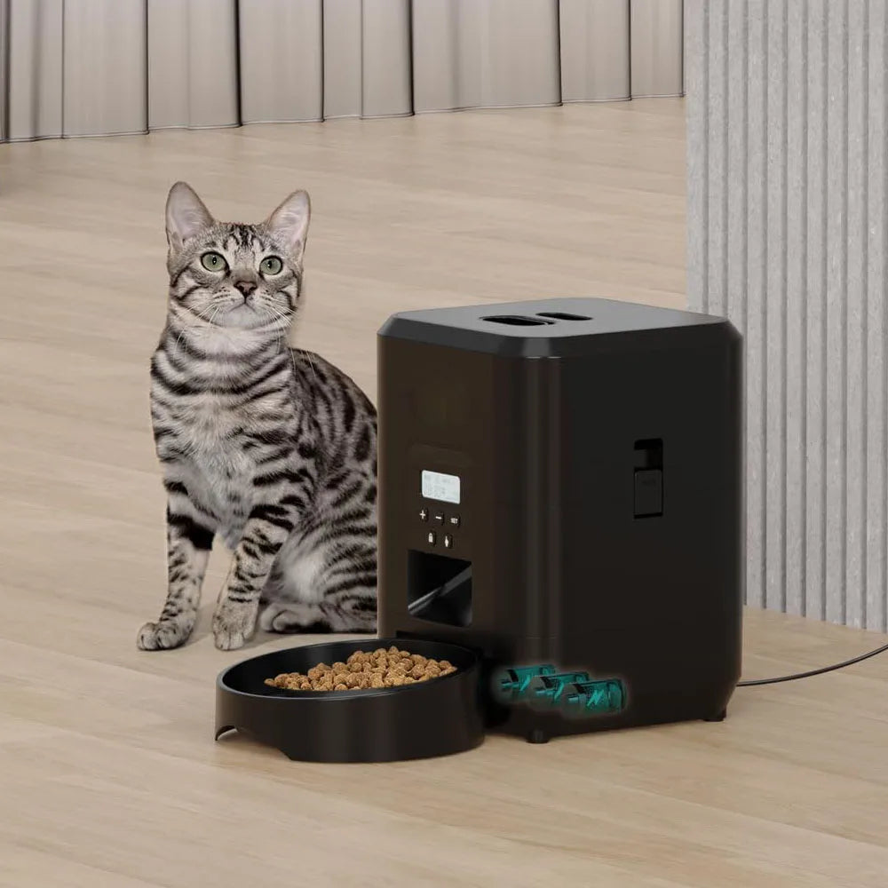 Smart WiFi Automatic Cat Feeder — Timed Meal Dispenser with App Control