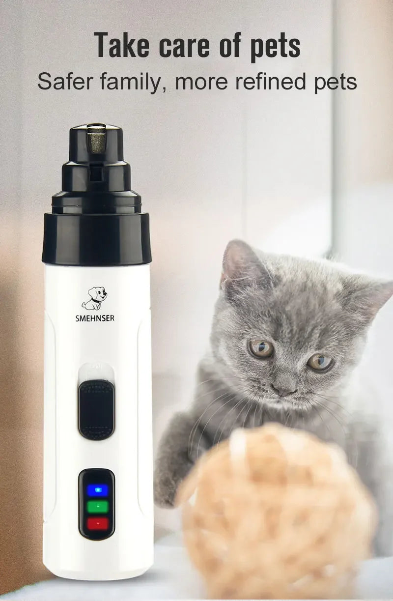 Electric Pet Nail Grinder UK | Quiet & Rechargeable | MimoPets