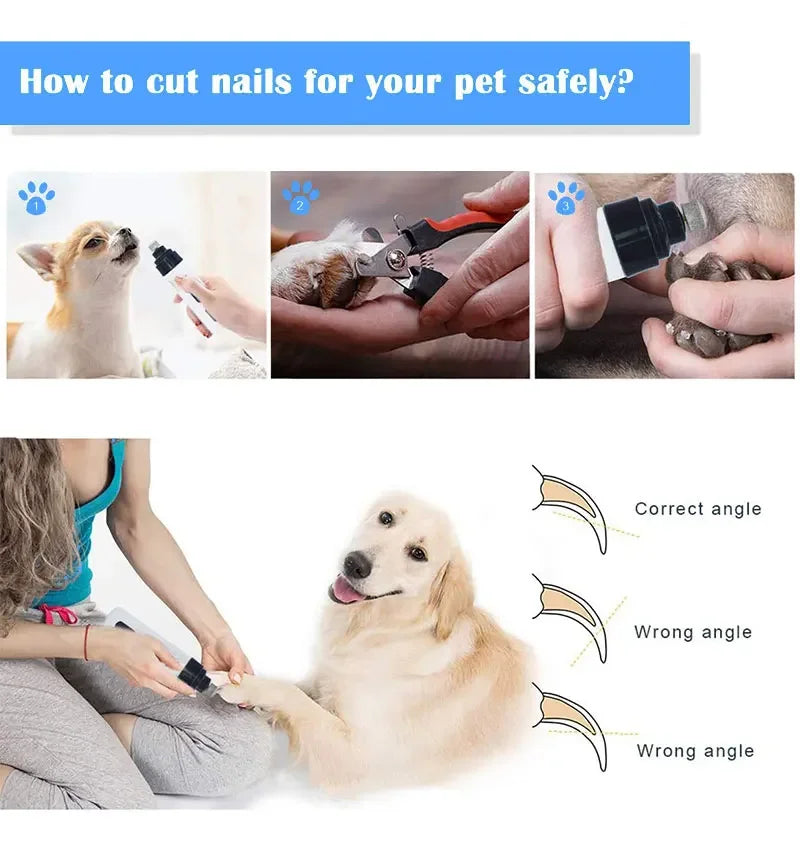 Electric Pet Nail Grinder UK | Quiet & Rechargeable | MimoPets