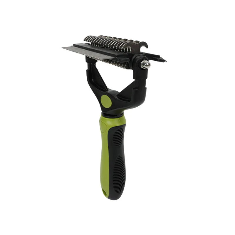 3-in-1 Pro Deshedding Brush — Self-Cleaning Pet Hair Remover & Grooming Comb for Dogs & Cats