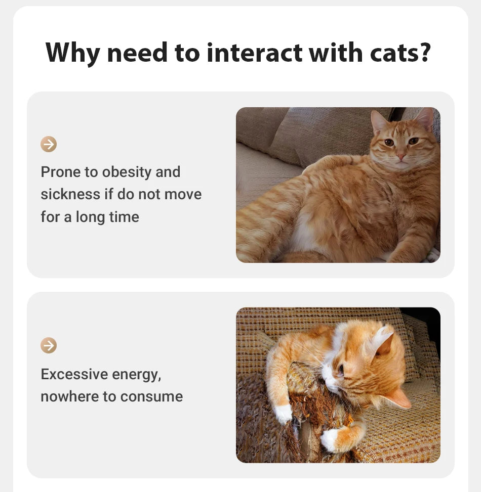 Automatic Interactive Laser Toy for Cats — Hands-Free Chase & Play