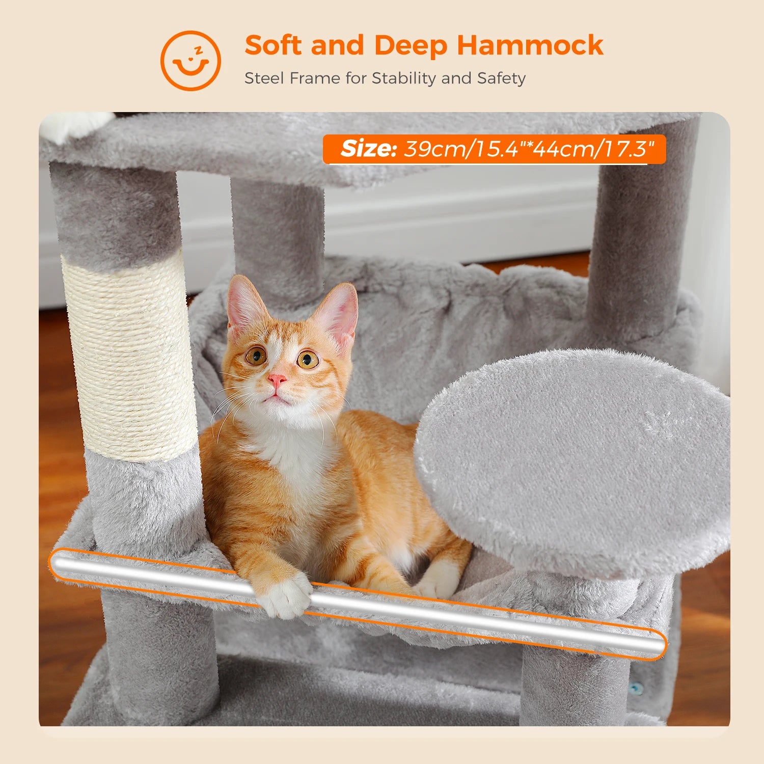 Multi-Level Cat Tree Tower — Premium Sisal Scratching Posts with Cosy Hideaway & Perches (1.36m or 1.84m)