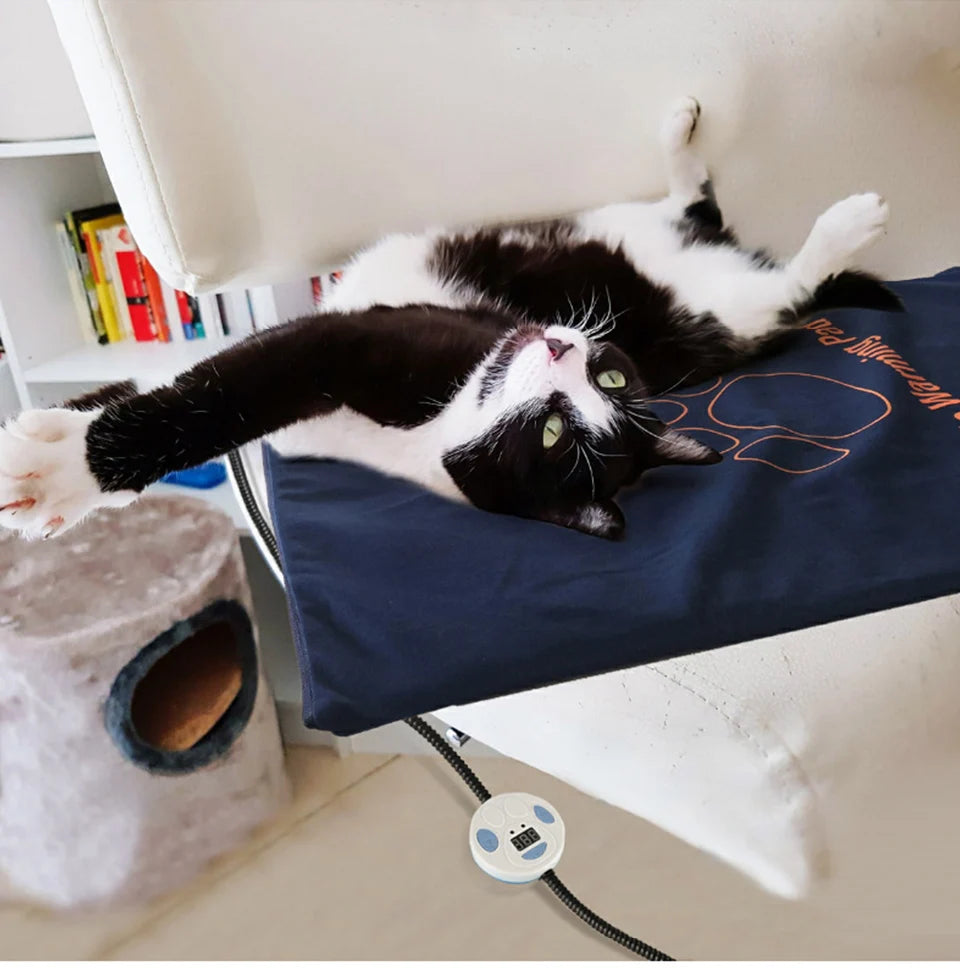 Heated Pet Bed — Washable Warm Cushion with Adjustable Temperature Control