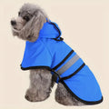 Reflective Dog Raincoat — Waterproof Hooded Jacket with Reflective Strips for Safe Rainy Walks