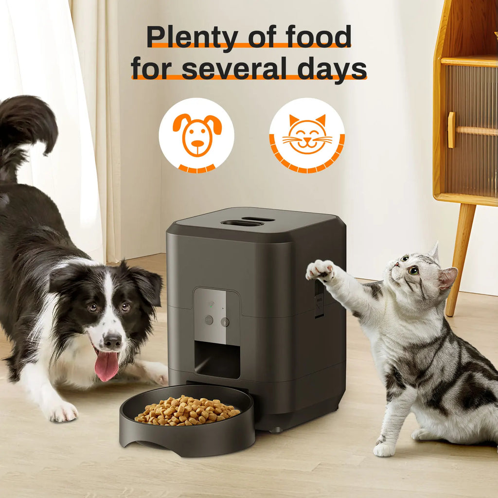 Smart WiFi Automatic Cat Feeder — Timed Meal Dispenser with App Control