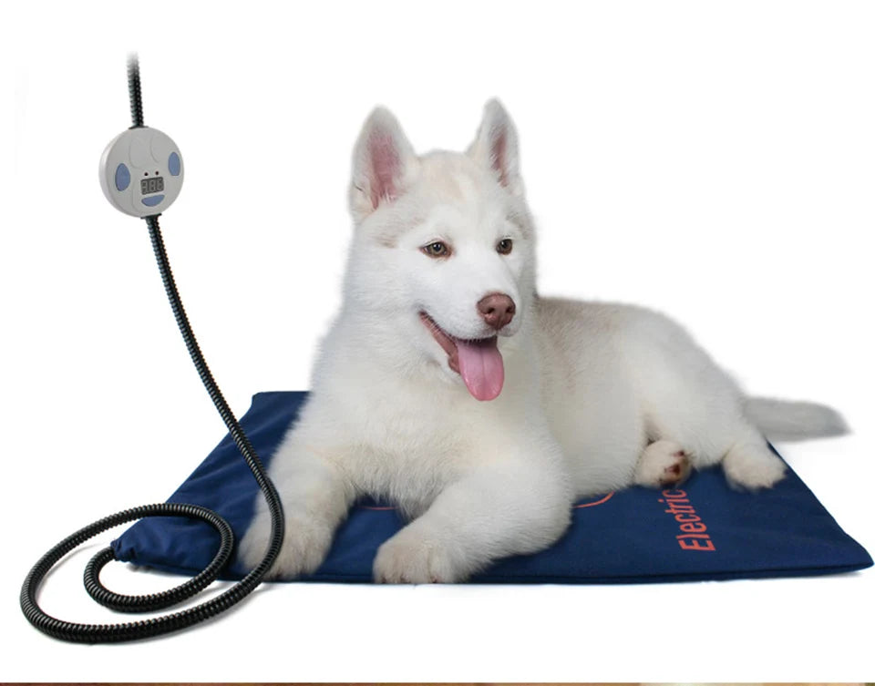 Heated Pet Bed — Washable Warm Cushion with Adjustable Temperature Control