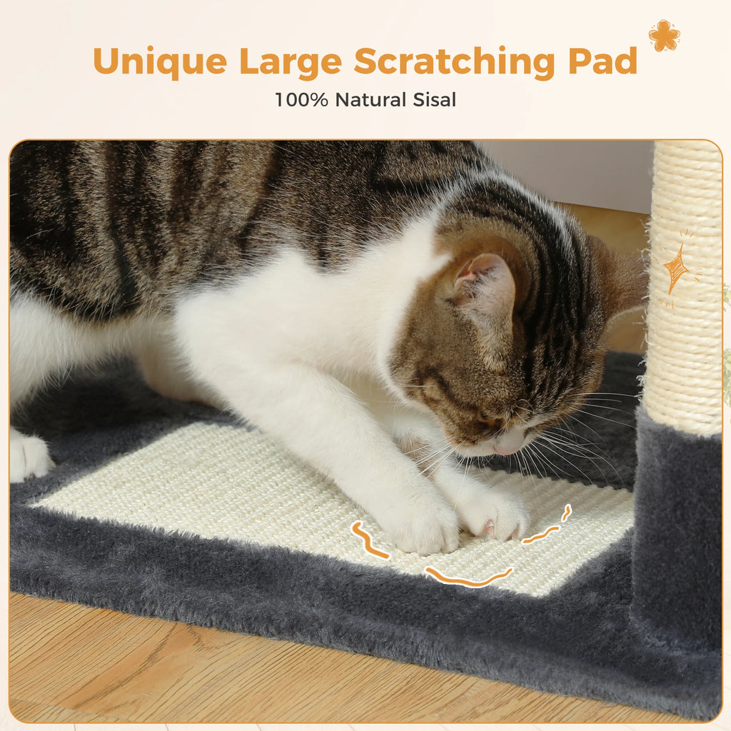 Multi-Level Cat Tree Tower — Premium Sisal Scratching Posts with Cosy Hideaway & Perches (1.36m or 1.84m)