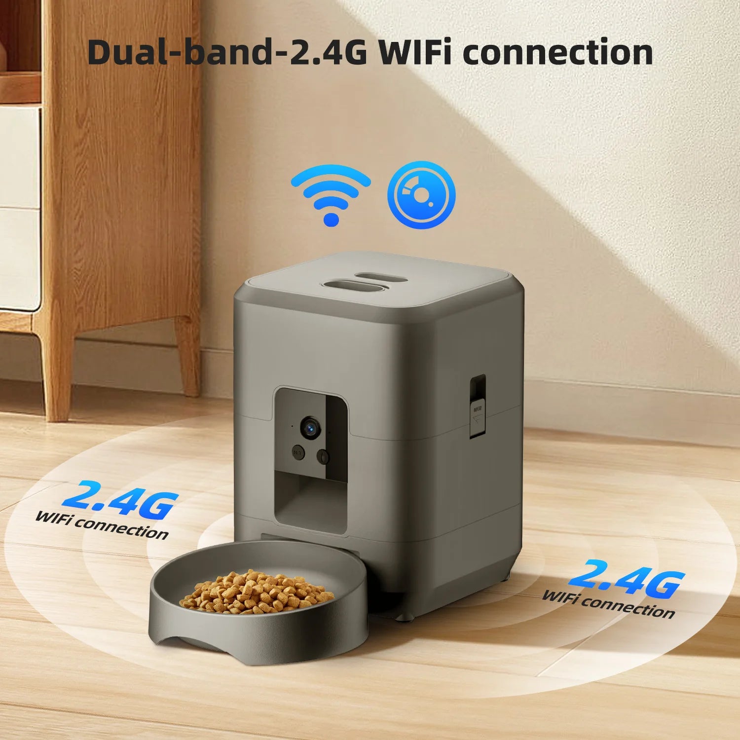 AI Facial Recognition Smart Feeder — Personalized Feeding for Multi-Pet Homes