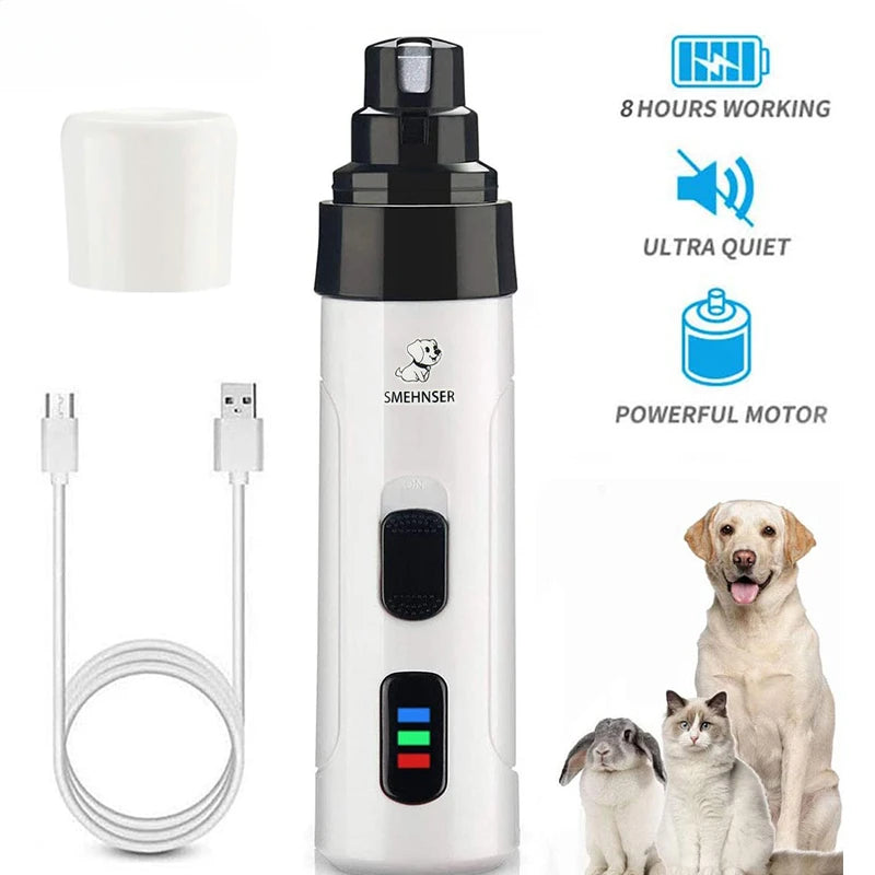 Electric Pet Nail Grinder UK | Quiet & Rechargeable | MimoPets