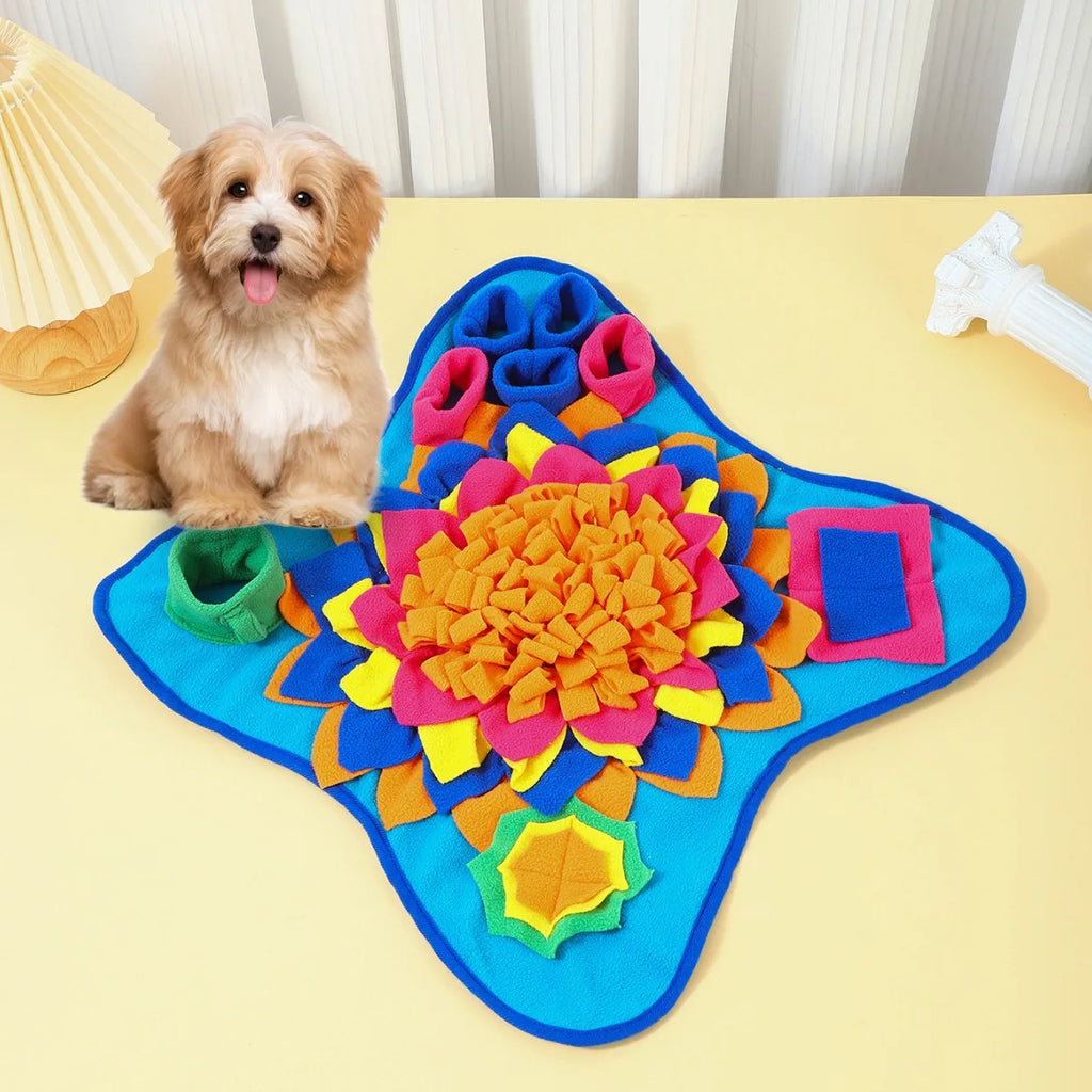 Snuffle Mat for Dogs — Interactive Nose Work Feeding Mat for Mental Enrichment