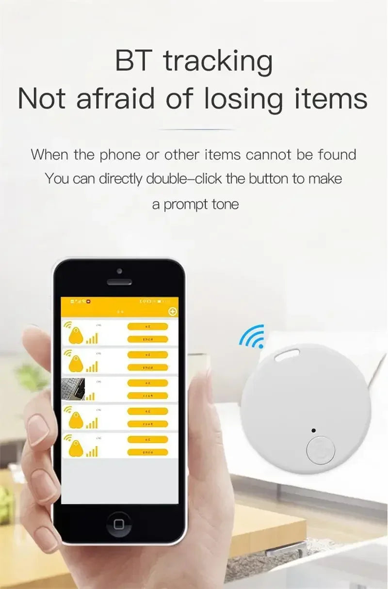 Smart Anti-Lost Bluetooth Tracker for Pets — Waterproof Mini Locator with App