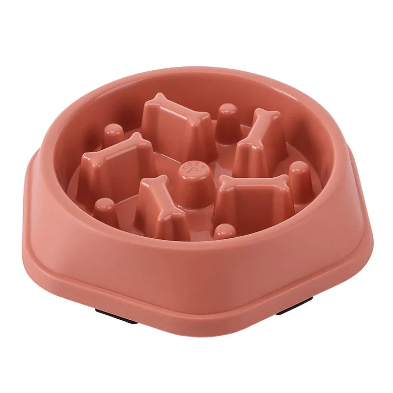 Slow Feeder Bowl — Anti-Gulping Maze Dish for Dogs & Cats | Healthier Eating in Minutes
