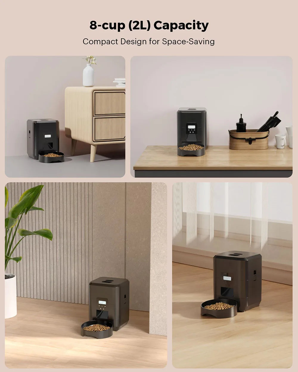 Smart WiFi Automatic Cat Feeder — Timed Meal Dispenser with App Control