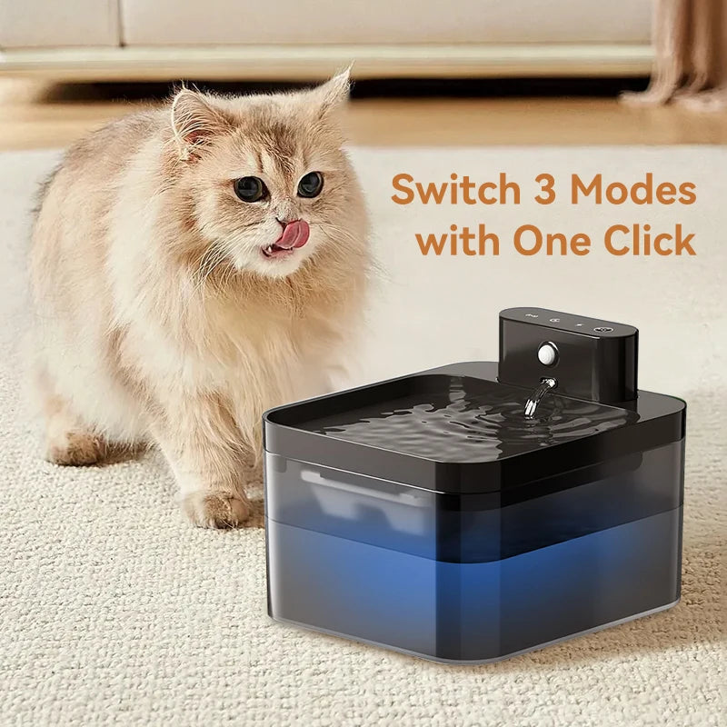 Wireless Pet Water Fountain — Premium Cordless Rechargeable Drinking Station with 3 Filters Included