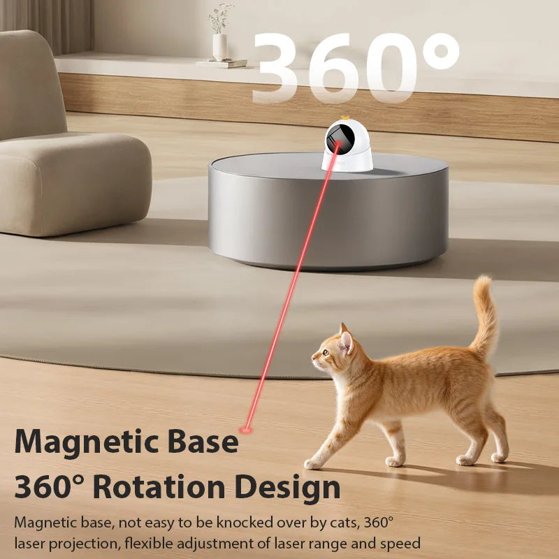 Automatic Interactive Laser Toy for Cats — Hands-Free Chase & Play
