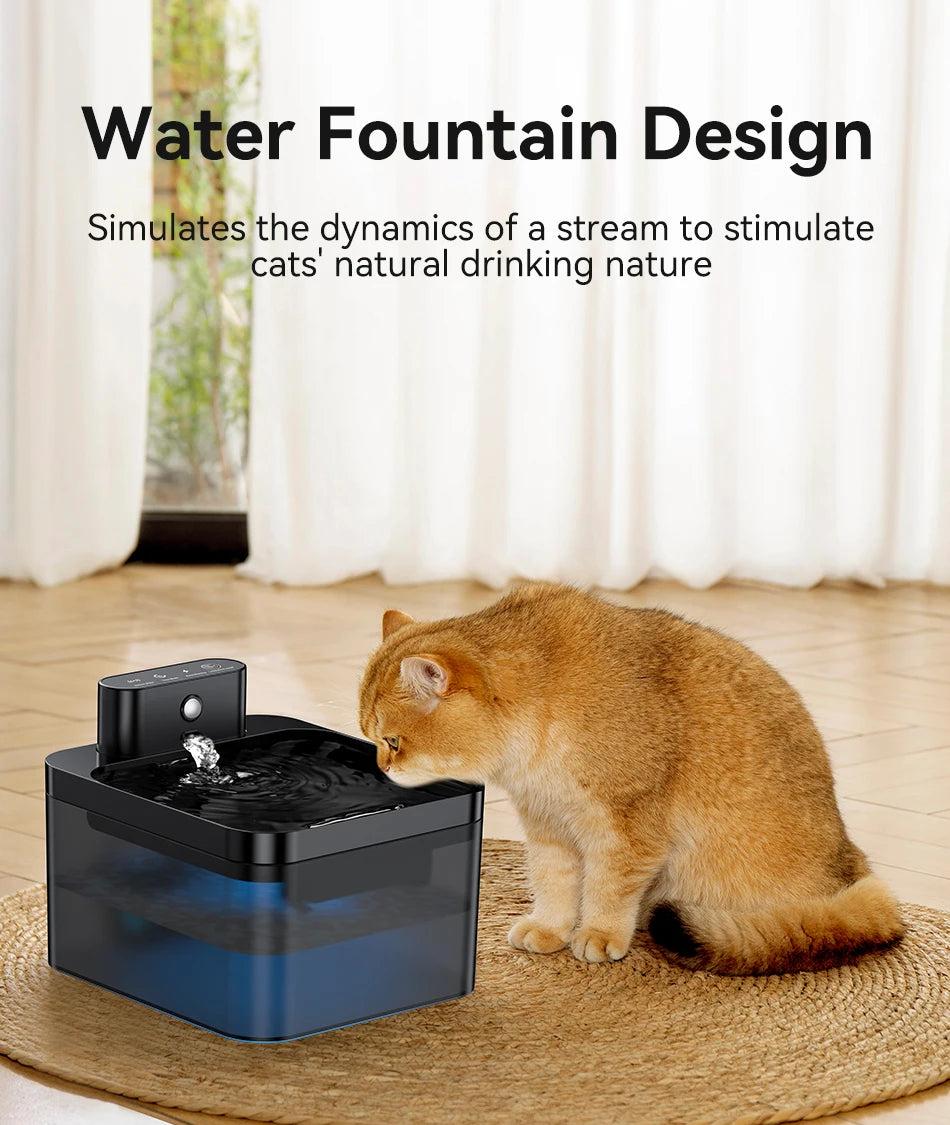 Wireless Pet Water Fountain — Premium Cordless Rechargeable Drinking Station with 3 Filters Included