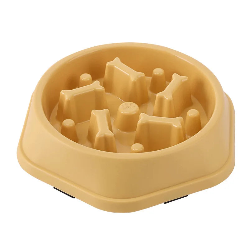Slow Feeder Bowl — Anti-Gulping Maze Dish for Dogs & Cats | Healthier Eating in Minutes