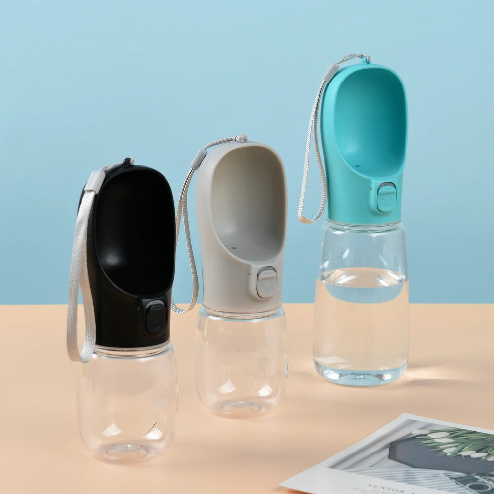 Portable Pet Water Bottle — Spill-Proof Travel Drinking Bottle for Dogs & Cats