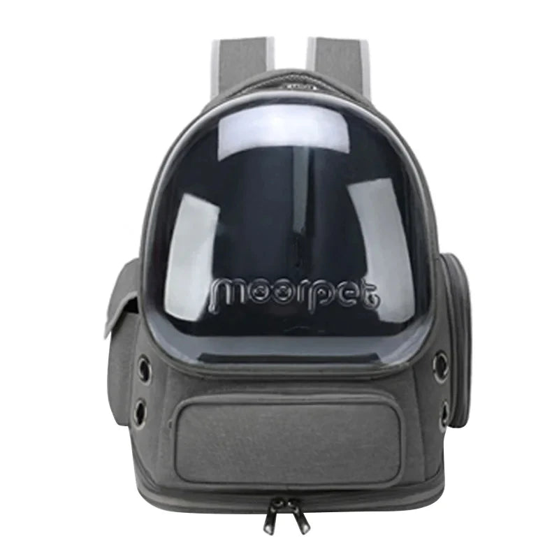 Cat Backpack Carrier with Bubble Window — Ventilated Astronaut Travel Bag