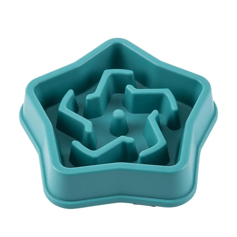 Slow Feeder Bowl — Anti-Gulping Maze Dish for Dogs & Cats | Healthier Eating in Minutes