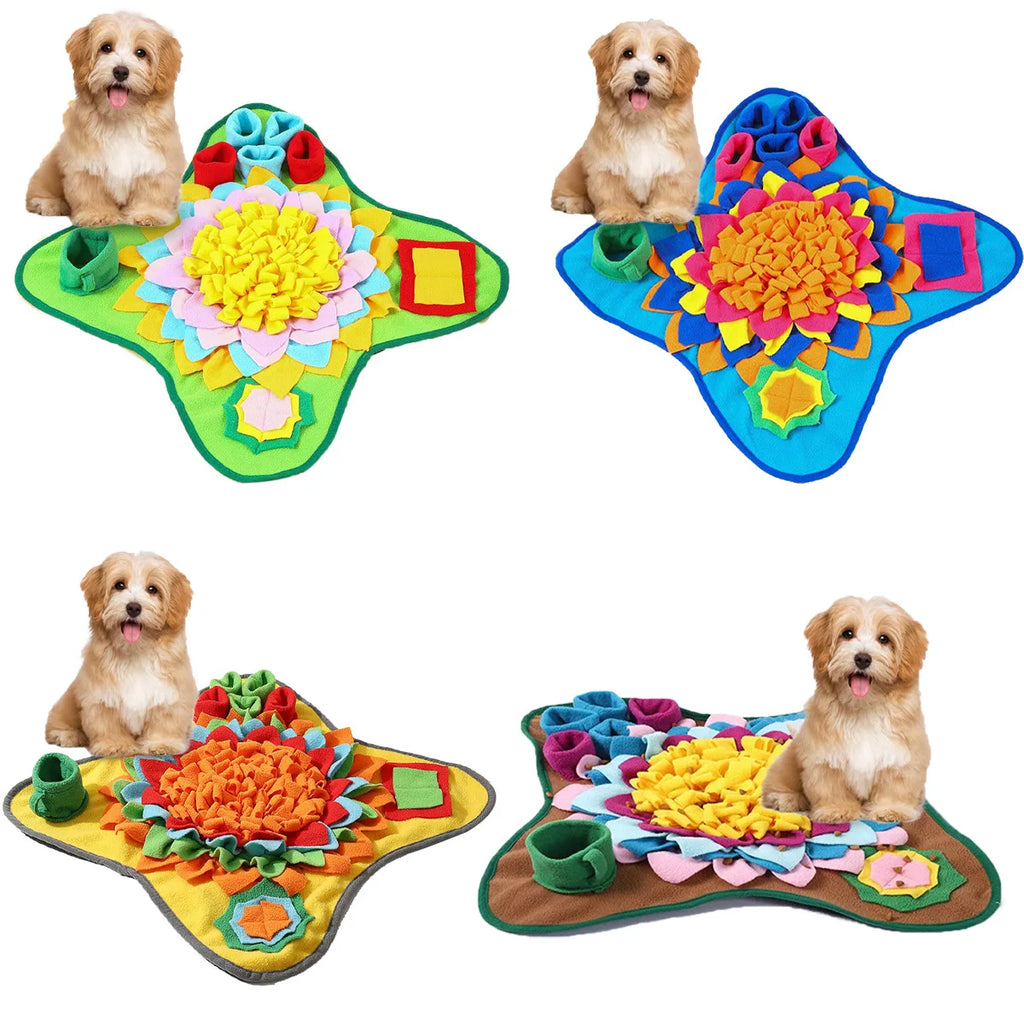 Snuffle Mat for Dogs — Interactive Nose Work Feeding Mat for Mental Enrichment