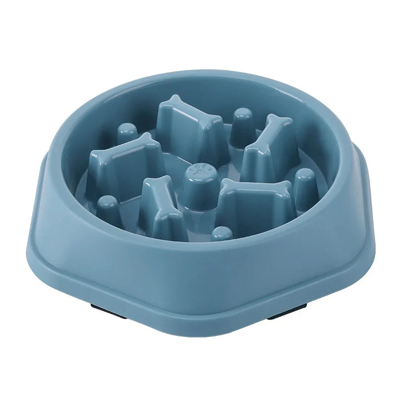 Slow Feeder Bowl — Anti-Gulping Maze Dish for Dogs & Cats | Healthier Eating in Minutes