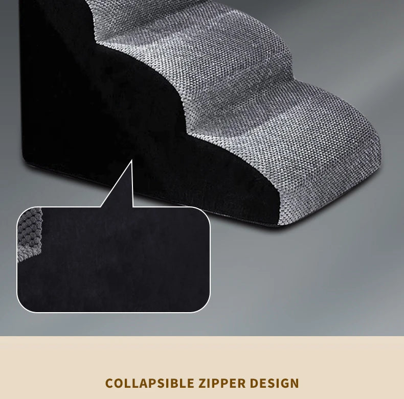 Pet Stairs — Foam Steps for Sofa, Bed & Car | Easy Climb for Small Dogs, Cats & Senior Pets